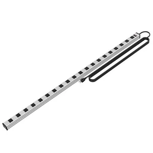 20 Outlet Heavy Duty Metal Socket Power Strip,15-Foot Long Extension Cord wit... - Picture 1 of 8