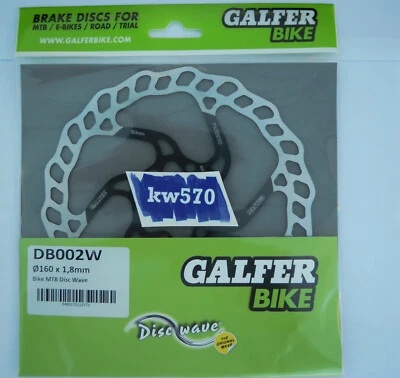 Galfer - Disco MTB Wave 160/180/203mm-6"/7"/8" x 1,8mm DB004W DB003W DB002W -NEW