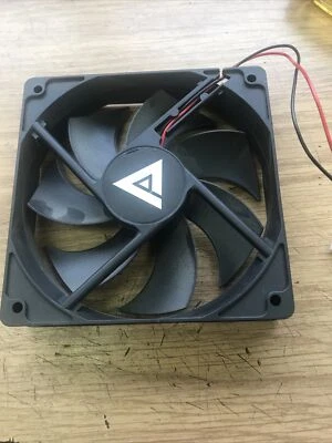 APEVIA 80mm Desktop Computer Silent Black Case Fan - Image 1 of 4