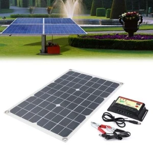 20W 18V Flexible Solar Panel +Charger Controller For Motorhome Car Boats Roof - Picture 1 of 12
