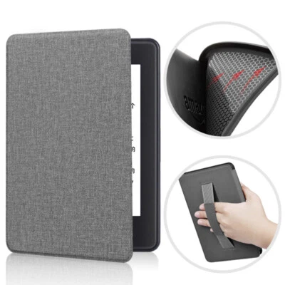 Leather Smart Case For Amazon Kindle Paperwhite 6 12th Magnetic Hand Strap Cover - Image 1 of 4