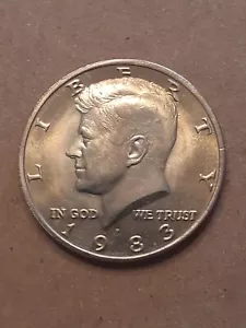 Medio dólar Kennedy 1983 - Imagen 1 de 2