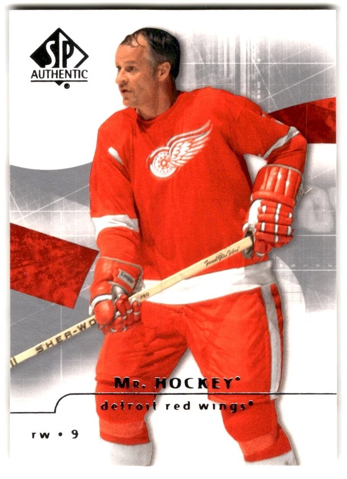 2008-09 SP Authentic Gordie Howe #71 Detroit Red Wings - Image 1 of 2