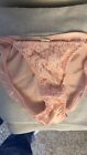 Vintage String Bikini Panties Pink “Classified” Brand Excellent Condition L
