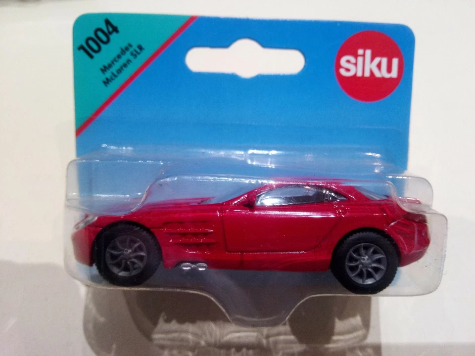 Siku Mercedes McLaren SLR Art. Nr. 1004 Rosso Die Cast Metal 1/55 - Immagine 1 di 1