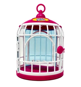 Little Live Pets “Tweet Hearts” Bird Cage (Hot Pink) 2015 - Picture 1 of 11