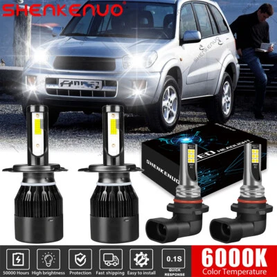 Faros antiniebla altos/bajos LED para Toyota Rav4 2001 2002 2003 2004 2005 Foto 1 de 4