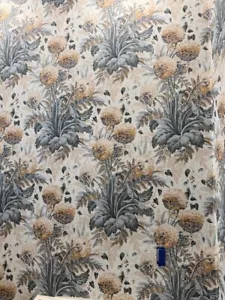 Anna French AT24539 Dahlia Soft Gold on Cream Wallpaper 3 Double Rolls New - Picture 1 of 5