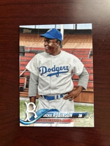 2018 Topps Legend Variation #550 Jackie Robinson SP Brooklyn Dodgers *Como nuevo* - Imagen 1 de 2