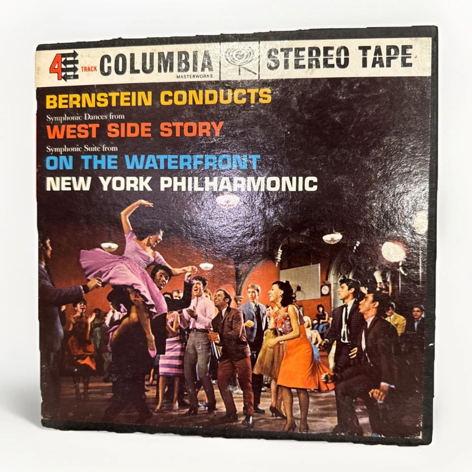 Bernstein New York Philharmonic Symphonic Dances West Side Story Stereo Tape Foto 1 de 3