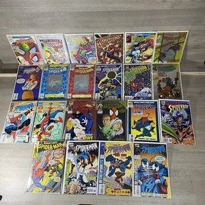 23 Spiderman Comics Lot - Spiderman, Spiderboy, Green Goblin, Venom, The Bat - Bild 1 von 24