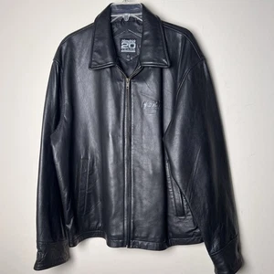Vintage Hendrick Motorsports Lederjacke Large | 20th Anniversary schwarz - Bild 1 von 9
