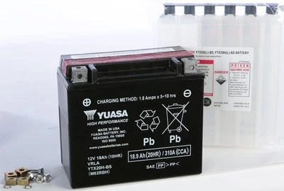 BATERÍA YUASA NUEVA YTX20H-BS SIN MANTENIMIENTO YUAM62RBH ENVÍO RÁPIDO Foto 1 de 4