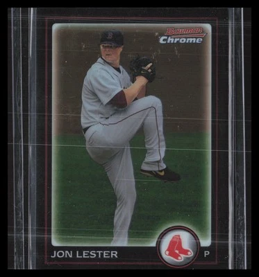 2010 Bowman Chrome Jon Lester Red Sox 82 # - Image 1 of 2