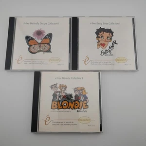 E-Line Betty Boop Blondie Schmetterling Stickerei Designs Karten Baby Lock Menge 3 - Bild 1 von 11