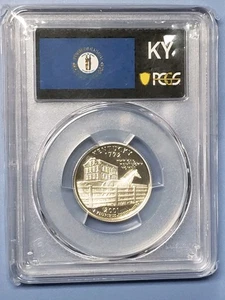 2001-S 25c SILVER PCGS PR70DCAM KENTUCKY QUARTER PROOF DEEP CAMEO PR 70 DCAM - Picture 1 of 2