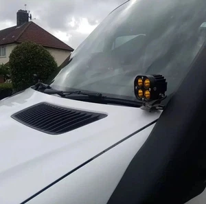 Mercedes Sprinter 906 / VW Crafter (2006-2017) Bonnet Ditch Light Mounts - Picture 1 of 2