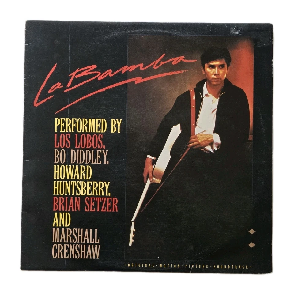 "LA BAMBA" AUSSIE 1987 12Tk SOUNDTRACK LP [LOS LOBOS Brian Setzer BO DIDDLEY] - Image 1 of 4