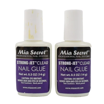 Pegamento de uñas transparente Mia Secret Professional Strong-Jet 0,5 oz/14 g Foto 1 de 4