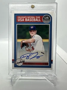 2024 Panini Stars and Stripes USA Trey Yesavage Auto Autograph Signed Blue Jays - Picture 1 of 3