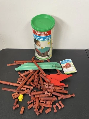 Juego Scout Troncos Lincoln Playskool De Colección - 90 Piezas Originales Completas Foto 1 de 4