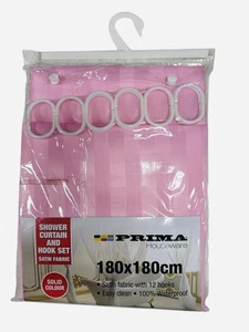 Juego de cortinas y ganchos de ducha - Imagen 1 de 1