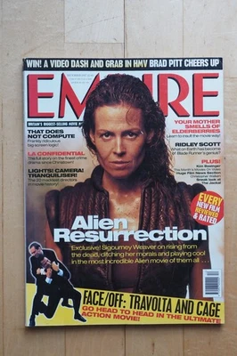 Empire Magazine December 1997. Films, Movies. Alien Resurrection, Face Off - Image 1 of 4