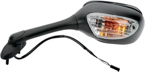 Emgo Replacement Mirror Oval Left Black fits Suzuki GSX-R1000/GSX-R600/GSX-R750 - Picture 1 of 1