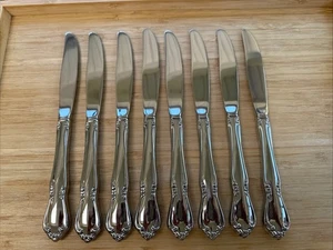 Oneida CHATEAU 8er Set Tafelmesser 8,5" Oneidacraft Deluxe Edelstahl Besteck - Bild 1 von 4