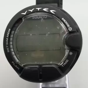 Suunto Vytec Watch Men 64mm Black BROKEN FOR PARTS OR REPAIR - Picture 1 of 13
