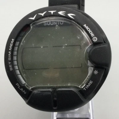 Suunto Vytec Watch Men 64mm Black BROKEN FOR PARTS OR REPAIR - Image 1 of 4