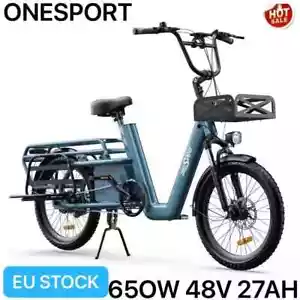 ONESPORT OT01 Cargo Bike Elektro-Dreirad 650W 27AH Elektrofahrrad 25km/h eBike - Bild 1 von 21