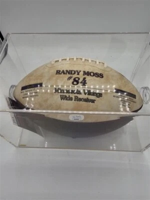 Randy Moss #84 Minnesota Vikings Signed Football - JSA - CB40939 - Image 1 of 4