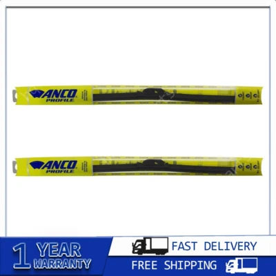 2 PIEZAS PERFIL ANCO Limpiaparabrisas Se Adapta a AUDI, A6-PAR DELANTERO 22" Longitud/A-22-M Foto 1 de 4