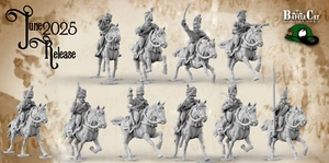 28mm Napoleonic Spanish Hussars - Peninsula War - Cavalry - black powder era - Picture 1 of 1