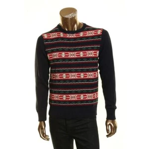 WEATHERPROOF VINTAGE NEW Men's Printed-front Pullover Crewneck Sweater S TEDO - Picture 1 of 2