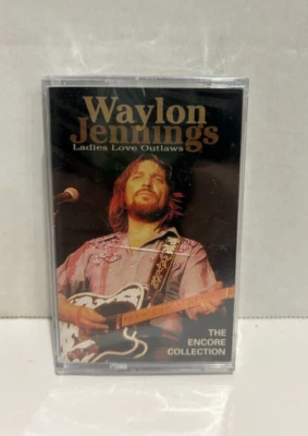 Waylon Jennings Ladies Love Outlaws Cassette Tape 1997 BMG  Sealed - Image 1 of 4