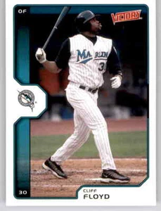 Tarjeta base Topps Victory Cliff Floyd 2002 MLB PWE Marlins #382 - Imagen 1 de 2