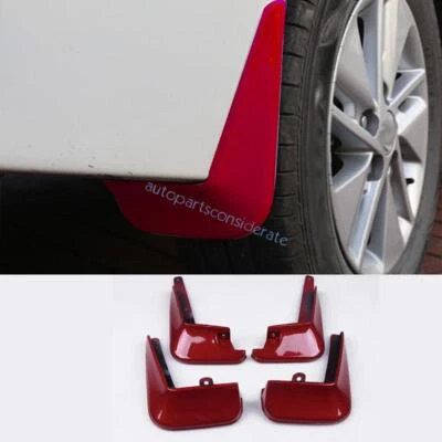 Guardabarros rojo brillante para Toyota Corolla 2014-2019 guardabarros guardabarros guardabarros Foto 1 de 4