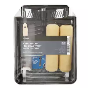 8-Piece High Density Knit Paint Tray Kit Reusable, Easy to Clean - Picture 1 of 8
