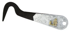 Showman Barrel Racer Brown Steel Hoof Pick - Picture 1 of 1