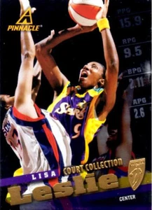 WNBA BALONCESTO 1998 PINNACLE GOLD LISA LESLIE COURT COLECCIÓN #2 CHISPAS - Imagen 1 de 1