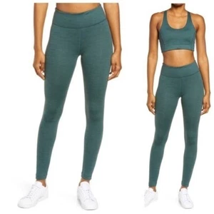 Outdoor Voices TechSweat Flex 7/8 Legging Evergreen Green Blue Stripe Size Small - Picture 1 of 11