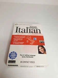 Topics Instant Immersion Italian Language 8-CD Set box has condition issues - Picture 1 of 8