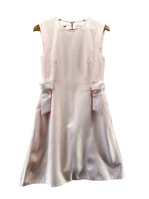 Vestido Ted Baker Meline Talla M Rosa Claro Mini Línea A Detalle de Lazo Lateral Sin Mangas Foto 1 de 4