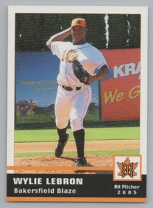 Wylie Lebron 2005 Grandstand Bakersfield Blaze