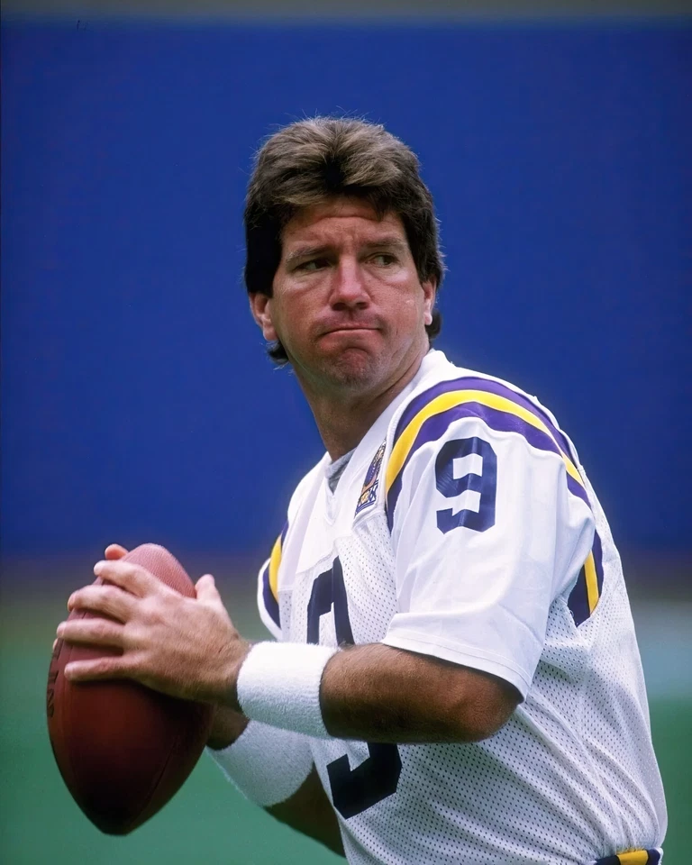 Impresión fotográfica brillante Tommy Kramer #9 Minnesota Vikings NFL 8"X10" 1-TLK Foto 1 de 1