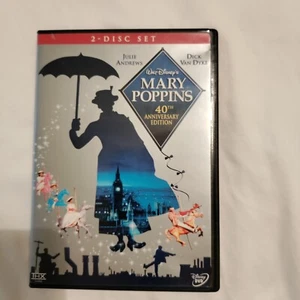 Disneys MARY POPPINS 40th Anniversary 2004 Original Classic 2 Disc DVD Movie Set - Picture 1 of 5