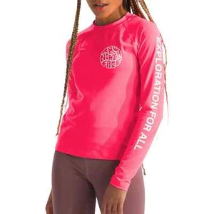 The North Face Girls Size L (12) Long Sleeve Poppy Sun Shirt NEW MRSP $45 - Picture 1 of 5