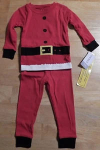 Carter's Santa Claus Christmas Infant Pajamas Unisex 12 Months - Picture 1 of 2
